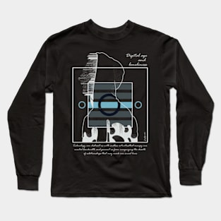 Digital age and loneliness version 5 Long Sleeve T-Shirt